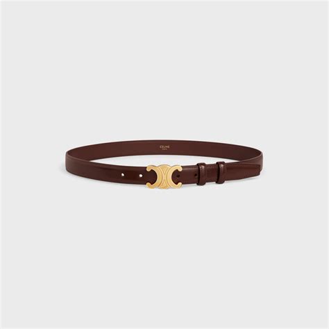 Celine taurillon leather belt